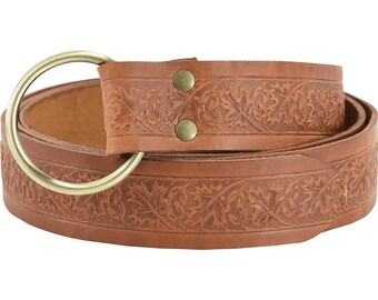 O Ring Leather Belt Etsy O Ring Leather Belt Etsy