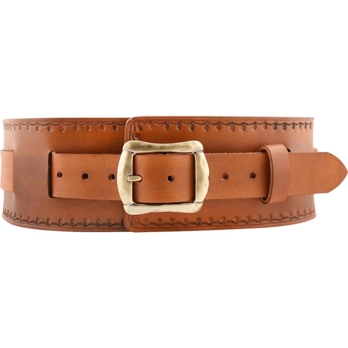 Medieval Wide Belt Leather Belt Buckle Belt for SCA LARP - Etsy