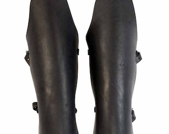 Leather Gladiator Greaves - Leg Armor - #DK5201