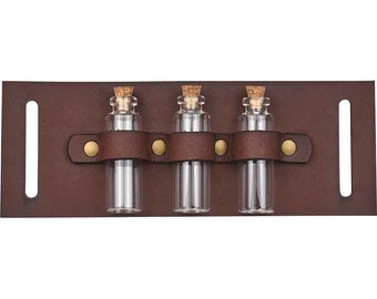 Steampunk Utility Belt Add-On - Triple Vial Slide - #DK2037-3