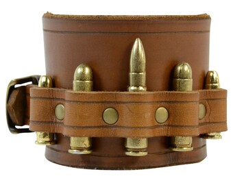 Ammunition Wrist Cuff - Steampunk Bracelet - #DK6072