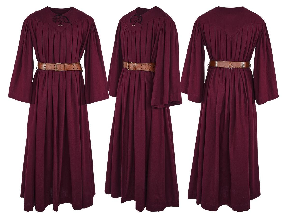 Wizard Robe, Medieval Robe, Authentic Wizards Robe, Wizard Costume ...