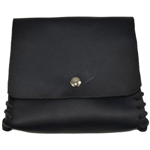 Classic Medieval Leather Pouch for SCA, LARP, Cosplay, Medieval Reenactment - #DK7102