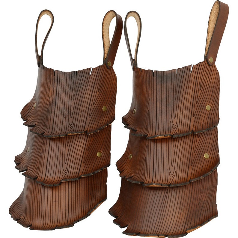 Woodland Tree Bark Tassets Elf Leg Armor DK5254 Etsy