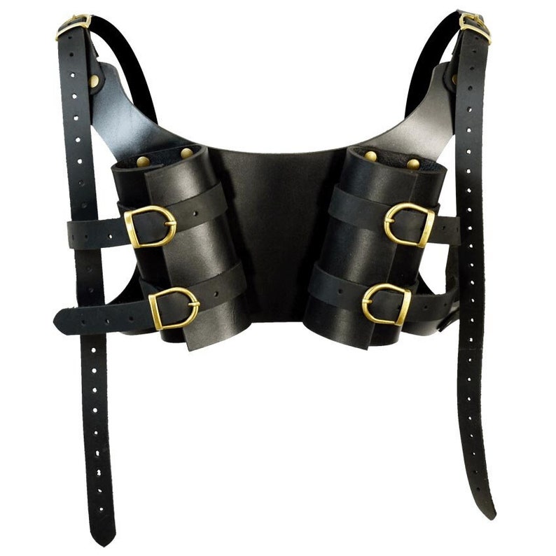 Dual LARP Sword Back Harness Double Sword Holder DK1055 image 1