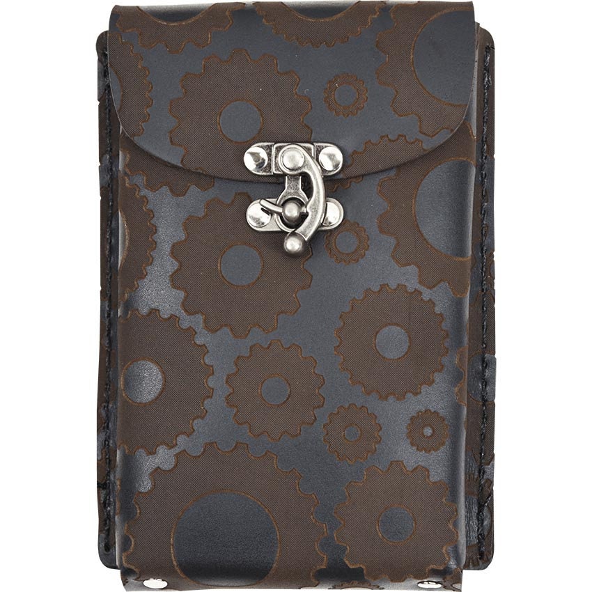 ‘76 Ken&Mary Calendar 当時物　おまけ追加 Steampunk Leather Phone Holder With Clasp - Steampunk Holder