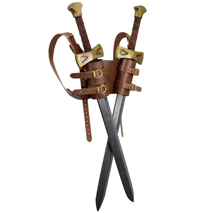 Dual LARP Sword Back Harness Double Sword Holder DK1055 Etsy