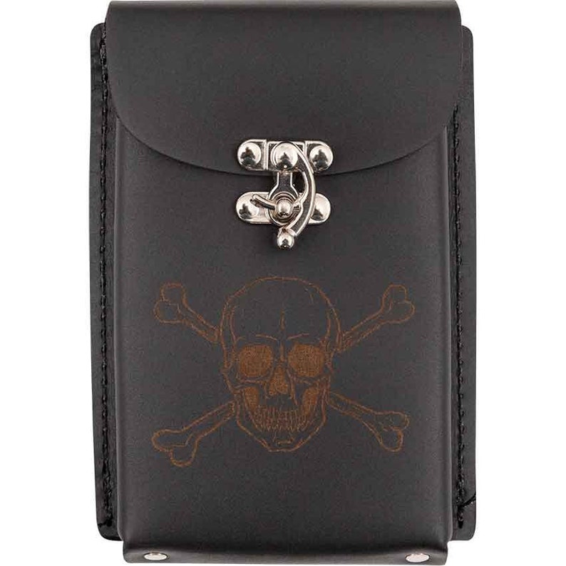Leather Holder #DK7133 Pirate Leather Phone Holder