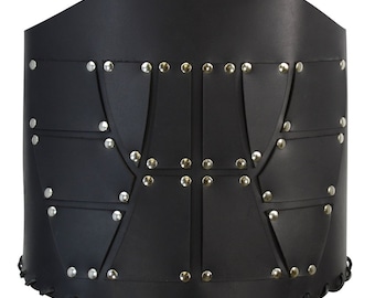 Dark Rogue Leather Belt - Medieval Kidney Belt - Assassin Belt - #DK2033