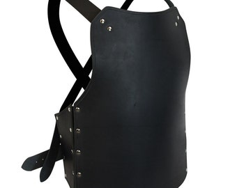 14th Century Leather Breastplate - Fantasy Leather Armor - #DK5003