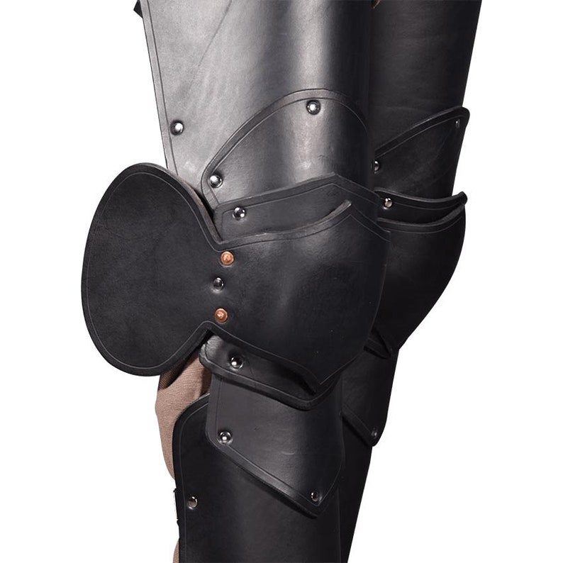 Full Leather Leg Armour Medieval Leg Armor DK5233 Etsy