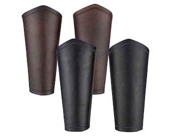 Warrior Wrist Bracers, Leather Arm Bracers, Medieval Vambraces, Ren Fair Accessory, Leather Armour, Leather Armor, Medieval Armour - #DK6125