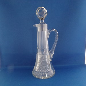 American Cut Glass Syrup Pitcher