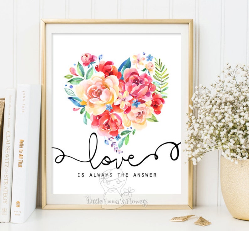 Artwork For Wall Decoration Wedding Arrangements Wall Etsy