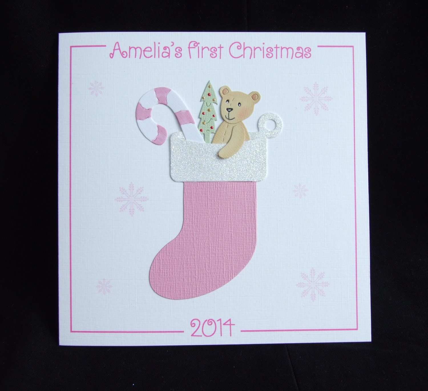 Baby's First Christmas Card 