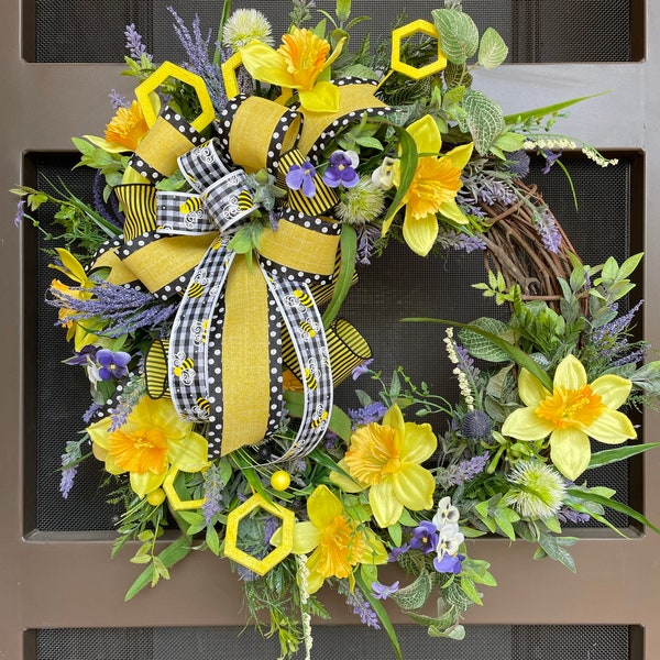 Yellow Wreath Etsy