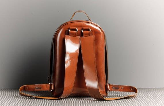 leather backpack etsy
