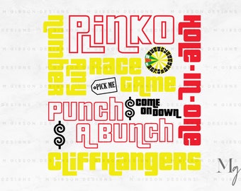 Price Is Right Top Games | Price Is Right SVG | Live Show Shirt | Pick Me | Plinko | Game Show T-shirt | Digital Download
