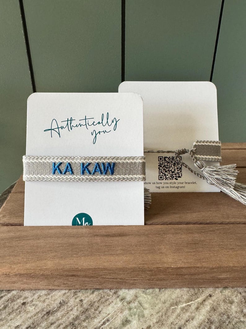 Pulsera KA KAW de los St. Louis Battlehawks: Accesorio personalizado bordado para aficionados al fútbol americano de la XFL. imagen 1