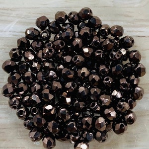 Bronze | Blickdicht | Feuer Polish Perlen