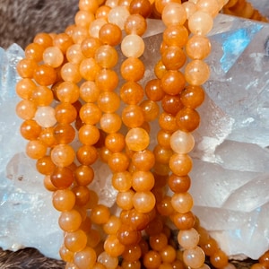 Red Aventurine Beads