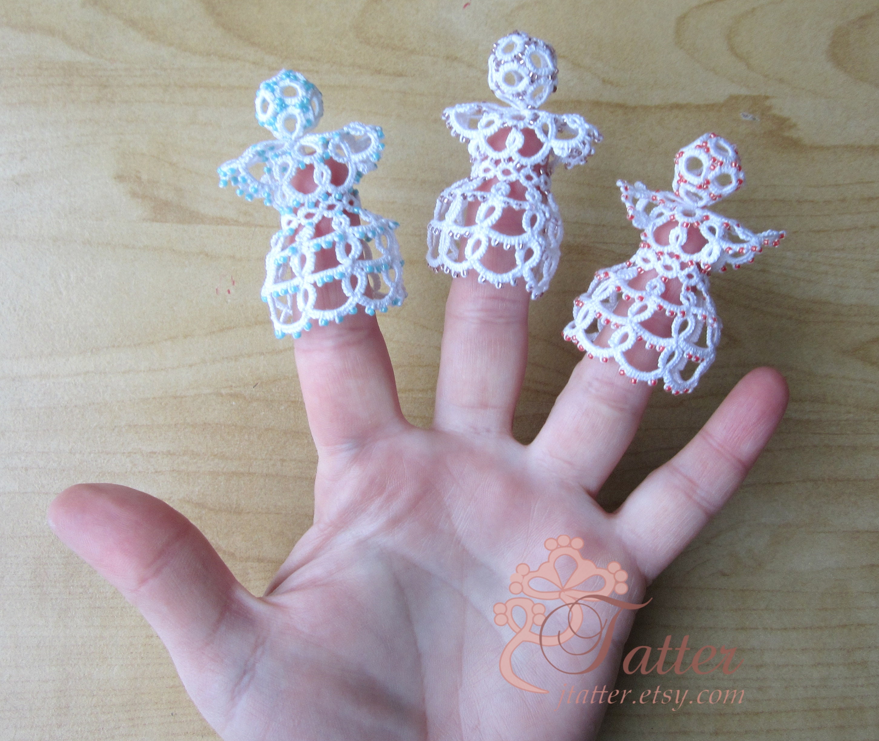 PDF Tatting Pattern Christmas Angels Etsy