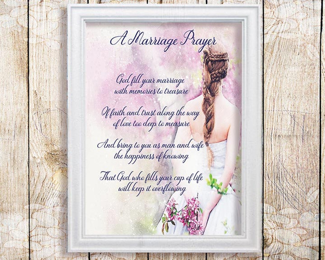 Susan Lange Designs Prayer Acrylic Art 4x6 Marriage Vows main image 0