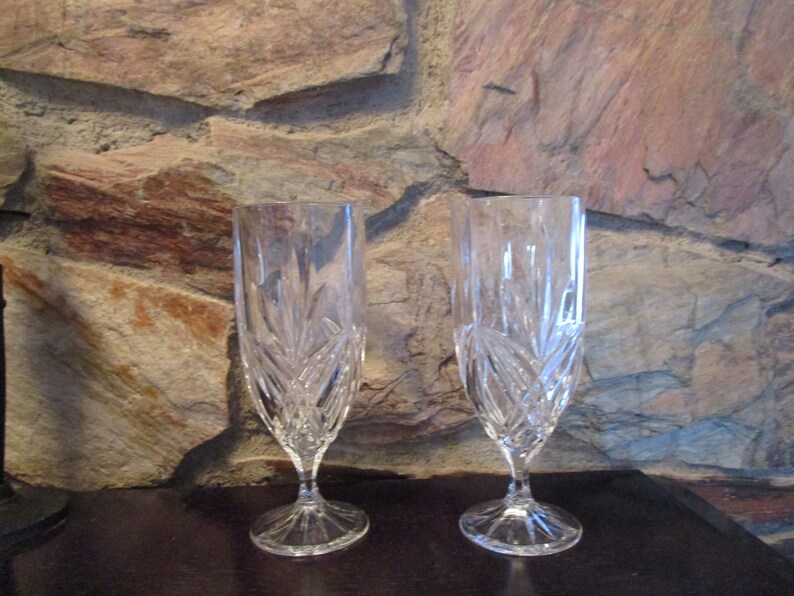 Godinger Shannon Irish Crystal Dublin Ice Tea Glasses Etsy