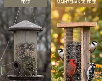 Barn Wood Sunflowers Feeder, Chickadee, Nuthatch, Barnwood, gift, birthdays, Christmas, Easter, New Year's, weddings, Mother's Day, Father's