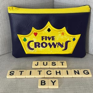 Customized Game Travel or Storage Bag - Board Game Pieces - Cards - Dice - Tiles - Dominoes - Checkers - Five Crowns