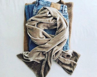 Silk velvet scarf • velvet scarf • scarf • more colours available