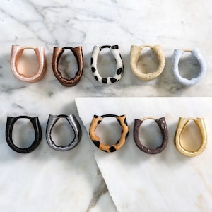 Leather hair bands