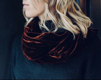 Silk velvet scarf • velvet scarf • scarf • more colours available