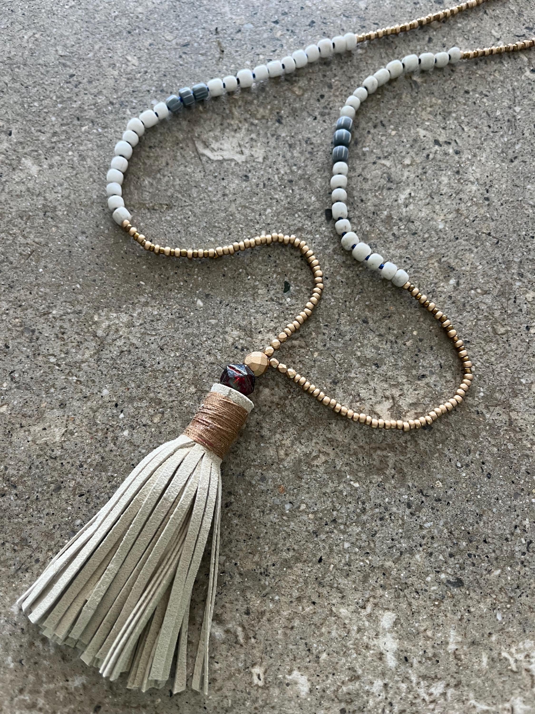 MB OX JEWELRY CLASSIC TASSEL NECKLACE