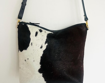 Small Malone in  natural black / very dark brown cow leather