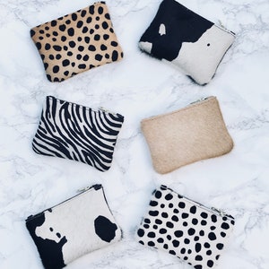 Bandeau pour cheveux assorti gratuit avec chaque sac à main. Poils d'abeille sur peau. Petit sac à main. Poche. Porte-monnaie. Titulaire de la carte