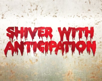 Rocky Horror "Shiver With Anticipation" Metal Wall Art