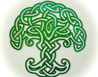 Plasma Cut Steel Celtic Tree of Life