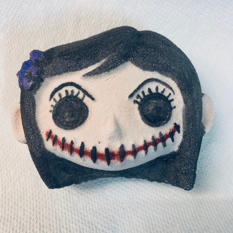 Button Eyed Zombie Girl Bath Bomb / Halloween Horror Bath Bomb Etsy