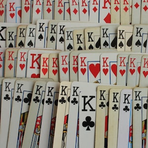 Kings for a Day - Zestaw 12 kart do gry King, Karty King, Karty do wymiany, Ozdoby King, Clipart King