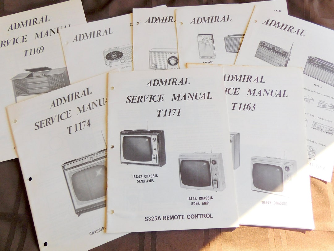 radio reloj admiral t494 manual