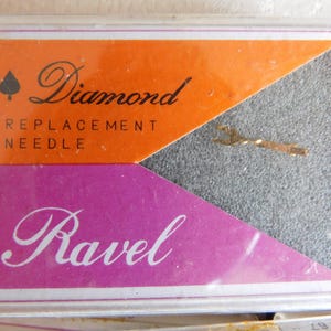 Vintage Ravel Diamant Ersatznadel, Plattenspieler Nadel, Diamant Nadel, Vintage Nadel, Vintage Plattenspieler Teil