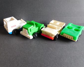 Vintage Fisher Price Little People Car, Fisher Price Car,