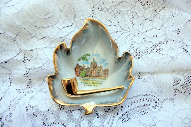 Plato de tubo de porcelana Victoria B.C. souvenir Victoria ...
