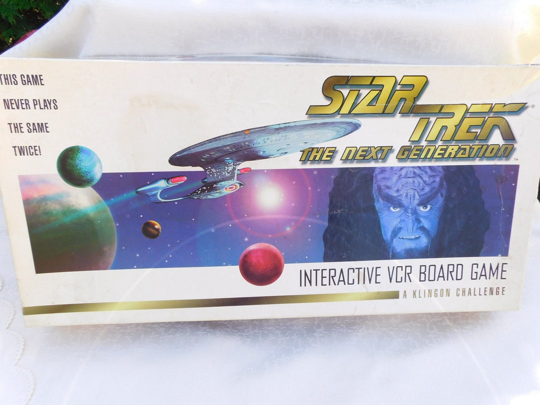 Star Trek VCR Game Star Trek Board Game Star Trek the Next Etsy