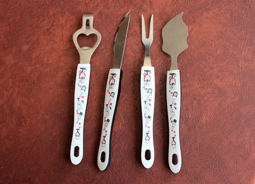 Retro Bar Tools, Vintage Bar Set, Retro Bar Set, Vintage Bar Tools