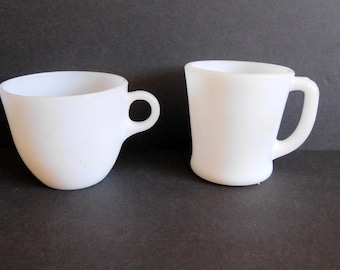 Vintage Fire King Mug,  Vintage Fire-King Cup, D handle Fire King Mug, Fire King Cup
