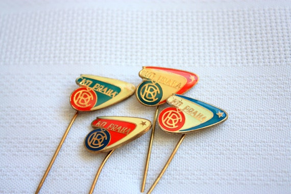 CKD Soccer Pin CKD Badge Vintage Soccer Pin, Czech