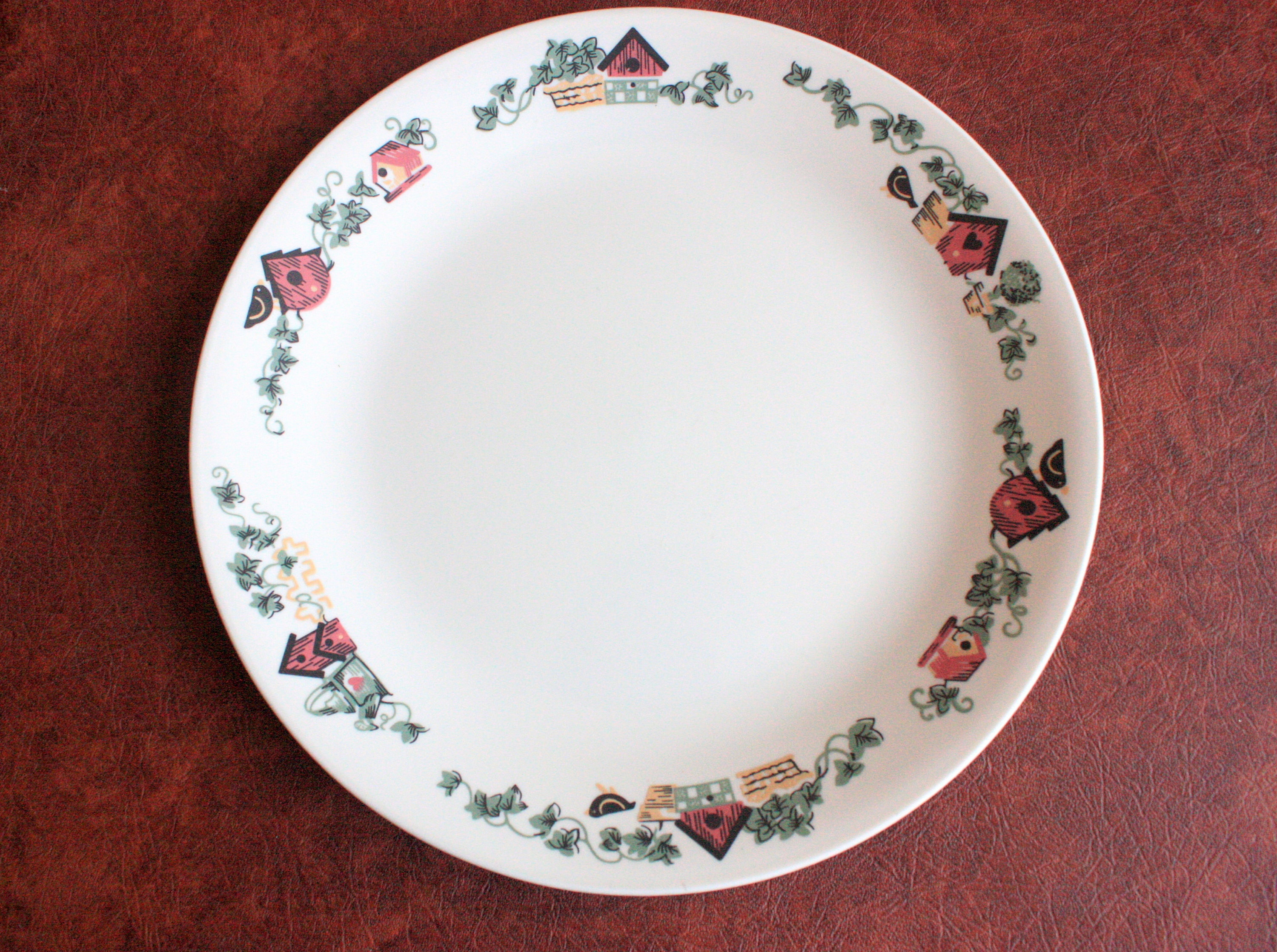 Blue Hearts Corelle Plate Garden Home Corelle Plate Corelle Etsy