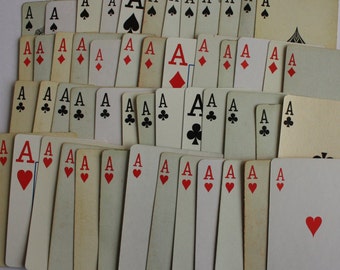 Ace Playing Cards: Set of 12  Ace Cards, Swap Cards